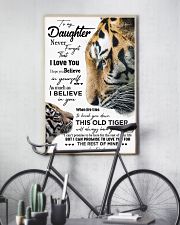 DAD TO DAUGHTER GIFT - TIGER- HAVE YOUR BACK 11x17 Poster lifestyle-poster-7