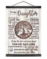 MOM TO DAUGHTER GIFT- TREE- DANCE IN THE RAIN Hanging Canvas tile