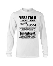 LUCKY SON GIFT -AWESOME MOM SCARES- LOVING MOTHER Long Sleeve Tee tile