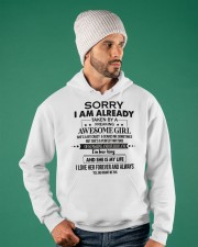 BOYFRIEND GIFT- TAKEN BY A FREAKING AWESOME GIRL Hooded Sweatshirt apparel-hooded-sweatshirt-lifestyle-front-78