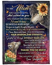 DAUGHTER TO MOM GIFT YOU ARE THE BEST Large Fleece Blanket - 60" x 80" front