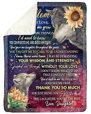 DAUGHTER TO MOM GIFT YOU ARE THE BEST Sherpa Fleece Blanket tile