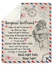 GIRLFRIEND GIFT- DEEP IN MY HEART YOU'RE THE ONE Sherpa Fleece Blanket tile
