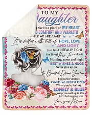 MOM TO DAUGHTER GIFT- IT'S FILLED WITH LOTS OF HOPE LOVE AND LIGHT Sherpa Fleece Blanket tile