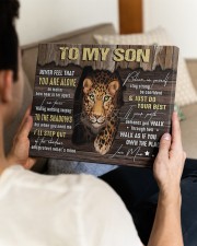 MOM TO SON GIFT- PANTHER STEP OUT THE SHADOWS 14x11 Gallery Wrapped Canvas Prints aos-canvas-pgw-14x11-lifestyle-front-29