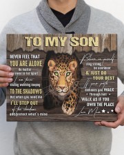 MOM TO SON GIFT- PANTHER STEP OUT THE SHADOWS 14x11 Gallery Wrapped Canvas Prints aos-canvas-pgw-14x11-lifestyle-front-30