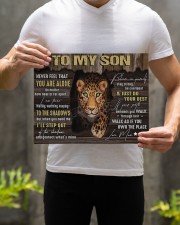 MOM TO SON GIFT- PANTHER STEP OUT THE SHADOWS 14x11 Gallery Wrapped Canvas Prints aos-canvas-pgw-14x11-lifestyle-front-33