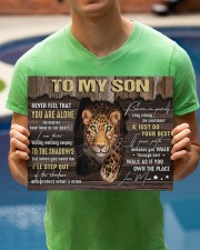 MOM TO SON GIFT- PANTHER STEP OUT THE SHADOWS 14x11 Gallery Wrapped Canvas Prints aos-canvas-pgw-14x11-lifestyle-front-38