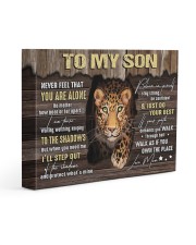 MOM TO SON GIFT- PANTHER STEP OUT THE SHADOWS 14x11 Gallery Wrapped Canvas Prints front
