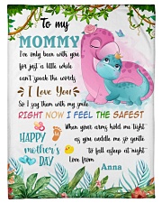 TO MY MOMMY - RIGHT NOW I FEEL THE SAFEST WHEN YOUR ARMS HOLD ME TIGHT Small Fleece Blanket - 30" x 40" front