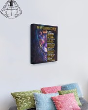 GRANDMA TO GRANDDAUGHTER GIFT LION BRAVER LOVED 11x14 Gallery Wrapped Canvas Prints aos-canvas-pgw-11x14-lifestyle-front-02
