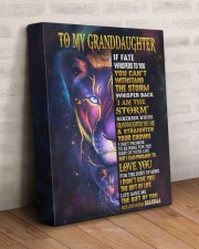 GRANDMA TO GRANDDAUGHTER GIFT LION BRAVER LOVED 11x14 Gallery Wrapped Canvas Prints aos-canvas-pgw-11x14-lifestyle-front-07