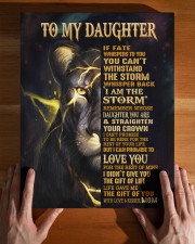 MOM TO DAUGHTER GIFT- STORM STRAIGHTEN CROWN LION 11x14 Gallery Wrapped Canvas Prints aos-canvas-pgw-11x14-lifestyle-front-32
