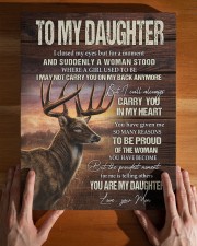 MOM TO DAUGHTER GIFT- DEER SUDDENLY A WOMAN STOOD 11x14 Gallery Wrapped Canvas Prints aos-canvas-pgw-11x14-lifestyle-front-32