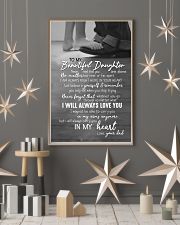 DAD TO DAUGHTER GIFT -ALWAYS CARRY YOU IN MY HEART 11x17 Poster lifestyle-holiday-poster-1