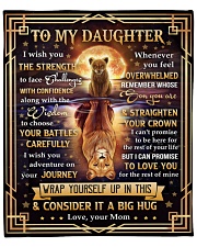 MOM TO DAUGHTER GIFT FACE CHALLENGE ADVENTURE Fleece Blanket - 50" x 60" front