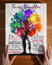 MOM TO DAUGHTER GIFT - DANCE IN THE RAIN 11x14 Gallery Wrapped Canvas Prints aos-canvas-pgw-11x14-lifestyle-front-32