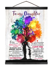 MOM TO DAUGHTER GIFT - DANCE IN THE RAIN Hanging Canvas tile