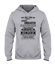 DAUGHTER TO MOM GIFT- YOU CAN'T SCARE ME Hooded Sweatshirt front