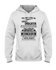 DAUGHTER TO MOM GIFT- YOU CAN'T SCARE ME Hooded Sweatshirt tile
