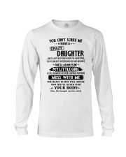 DAUGHTER TO MOM GIFT- YOU CAN'T SCARE ME Long Sleeve Tee tile