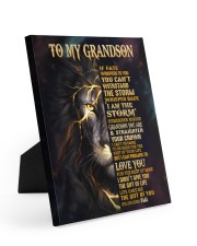 OMA TO GRANDSON GIFT- FATE STORM CROWN -LION Easel-Back Gallery Wrapped Canvas tile