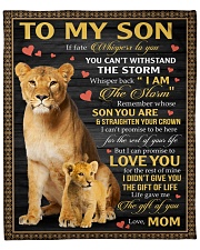 MOM TO SON GIFT- LOVE YOU FOR THE REST OF MINE Fleece Blanket - 50" x 60" front
