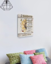 MOM TO DAUGHTER GIFT - KEEP YOUR FACE TO THE SUNSHINE 11x14 Gallery Wrapped Canvas Prints aos-canvas-pgw-11x14-lifestyle-front-02