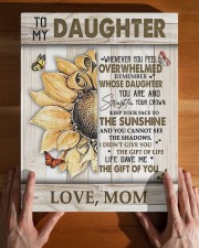 MOM TO DAUGHTER GIFT - KEEP YOUR FACE TO THE SUNSHINE 11x14 Gallery Wrapped Canvas Prints aos-canvas-pgw-11x14-lifestyle-front-32