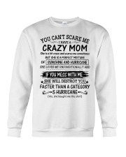 DAUGHTER GIFT - CRAZY MOM HURRICANE SUNSHINE Crewneck Sweatshirt tile