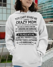 DAUGHTER GIFT - CRAZY MOM HURRICANE SUNSHINE Hooded Sweatshirt apparel-hooded-sweatshirt-lifestyle-front-102