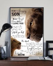 MOM TO SON GIFT- JUST DO YOUR BEST- LION 11x17 Poster lifestyle-poster-2