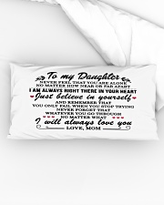 MOM TO DAUGHTER GIFT I'M ALWAYS IN YOUR HEART Rectangular Pillowcase aos-pillow-rectangular-front-lifestyle-04