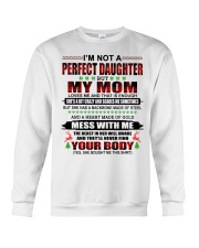 MOM TO DAUGHTER GIFT - CHRISTMAS - BACK BONE MADE OF STEEL - A HEART OF GOLD Crewneck Sweatshirt tile