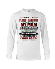 MOM TO DAUGHTER GIFT - CHRISTMAS - BACK BONE MADE OF STEEL - A HEART OF GOLD Long Sleeve Tee tile