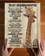 GRANDMA TO GRANDDAUGHTER GIFT GIRAFFE SMILE MORE 11x14 Gallery Wrapped Canvas Prints aos-canvas-pgw-11x14-lifestyle-front-32