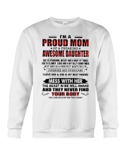 DAUGHTER TO MOM GIFT SHE IS MY BEST FRIEND Crewneck Sweatshirt tile