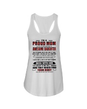 DAUGHTER TO MOM GIFT SHE IS MY BEST FRIEND Ladies Flowy Tank tile