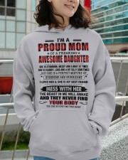 DAUGHTER TO MOM GIFT SHE IS MY BEST FRIEND Hooded Sweatshirt apparel-hooded-sweatshirt-lifestyle-front-102