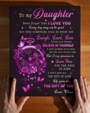 MOM TO DAUGHTER GIFT - LAUGH LOVE LIVE 11x14 Gallery Wrapped Canvas Prints aos-canvas-pgw-11x14-lifestyle-front-32