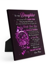 MOM TO DAUGHTER GIFT - LAUGH LOVE LIVE Easel-Back Gallery Wrapped Canvas tile