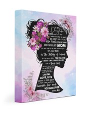 MOM TO DAUGHTER GIFT - REMEMBER HOW MUCH YOU ARE LOVED 11x14 Gallery Wrapped Canvas Prints front