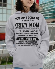 SON GIFT - CRAZY MOM ANGER ISSSUES - SUNSHINE Hooded Sweatshirt apparel-hooded-sweatshirt-lifestyle-front-102