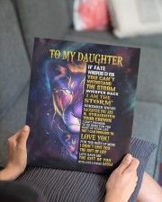 MOM TO DAUGHTER GIFT- STORM STRAIGHTEN CROWN LION 11x14 Gallery Wrapped Canvas Prints aos-canvas-pgw-11x14-lifestyle-front-25