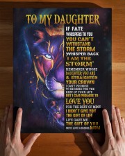 MOM TO DAUGHTER GIFT- STORM STRAIGHTEN CROWN LION 11x14 Gallery Wrapped Canvas Prints aos-canvas-pgw-11x14-lifestyle-front-32
