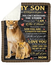 MOM TO SON GIFT- LOVE YOU FOR THE REST OF MINE Sherpa Fleece Blanket tile