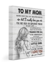 DAUGHTER TO MOM GIFT - SUCH AN IMPORTANT PERSON 11x14 Gallery Wrapped Canvas Prints front