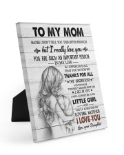 DAUGHTER TO MOM GIFT - SUCH AN IMPORTANT PERSON Easel-Back Gallery Wrapped Canvas tile