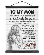 DAUGHTER TO MOM GIFT - SUCH AN IMPORTANT PERSON Hanging Canvas tile