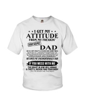 DAUGHTER SON GIFT- ATTITUDE- AWESOME DAD- WARRIOR Youth T-Shirt tile